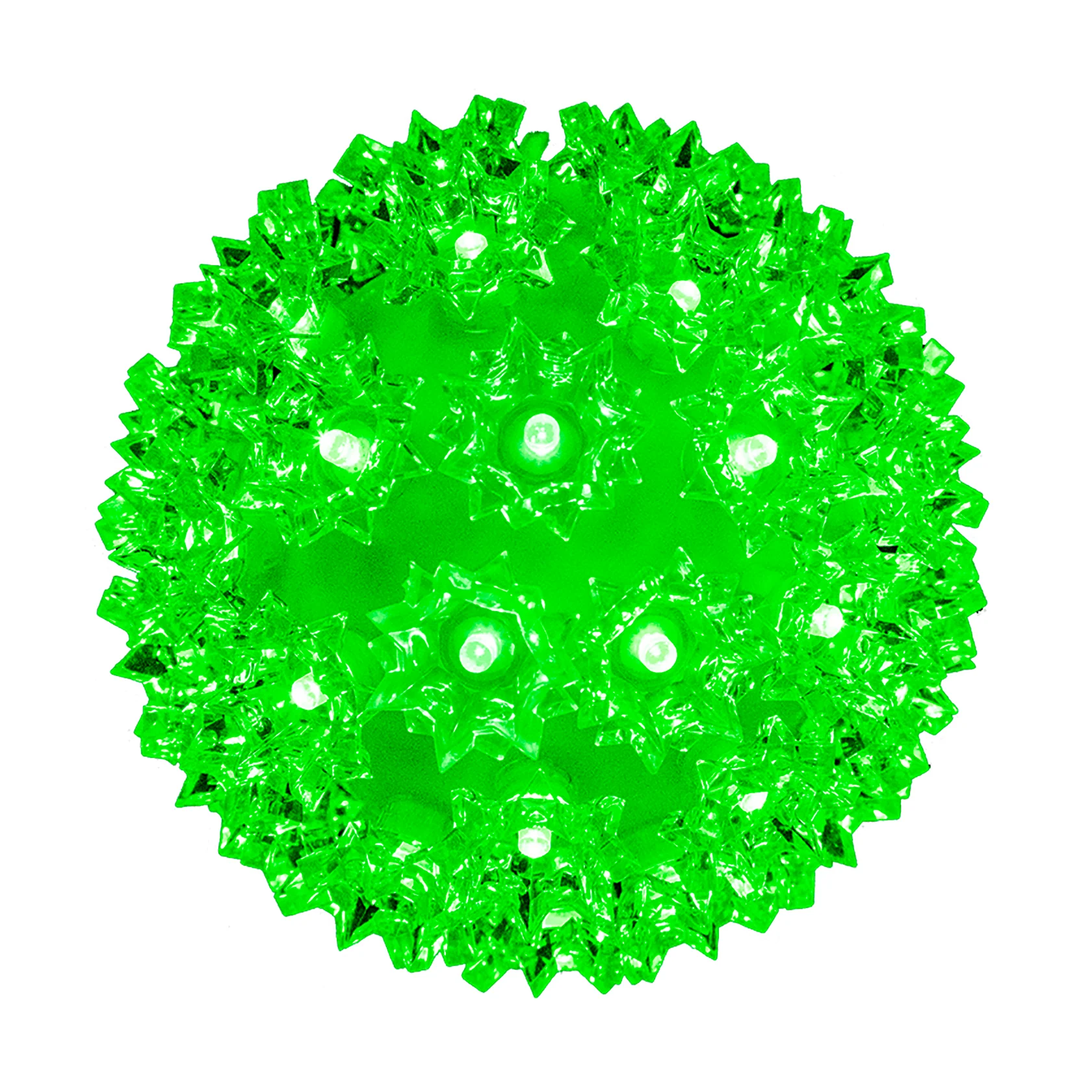 10" Green LED Sphere