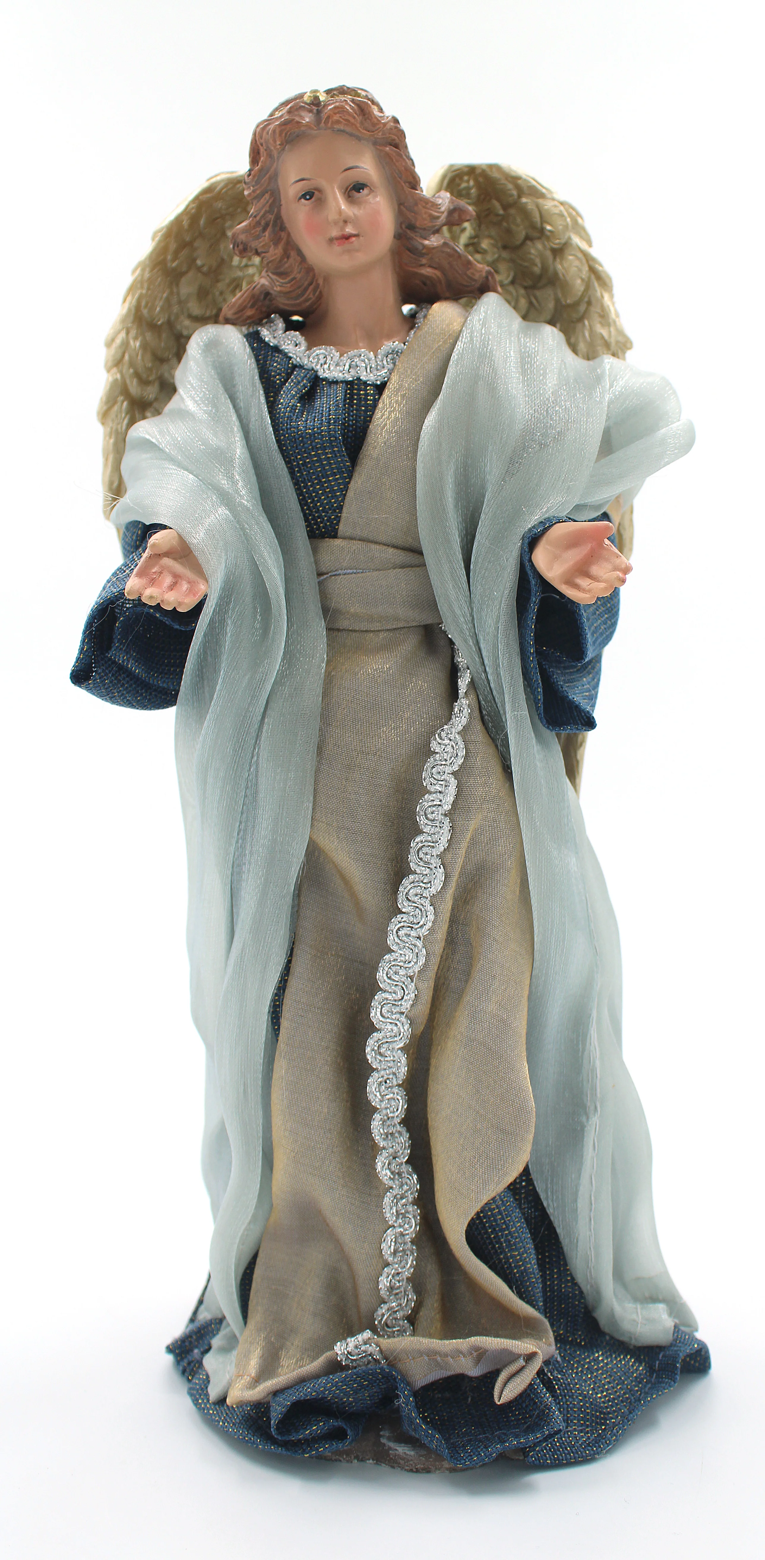 11 Piece 12" Blue Fabric Nativity - Image 6