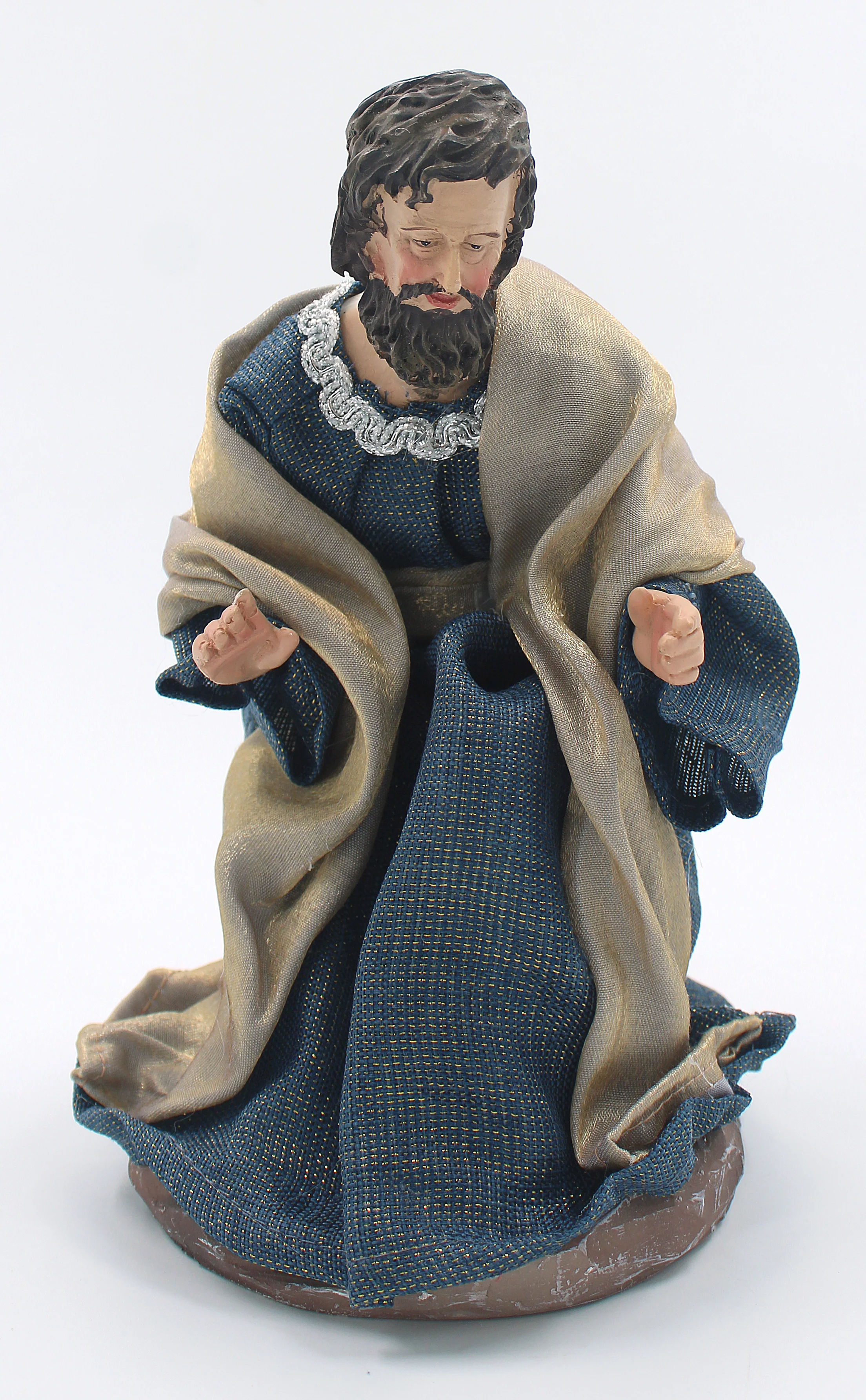 11 Piece 12" Blue Fabric Nativity - Image 7