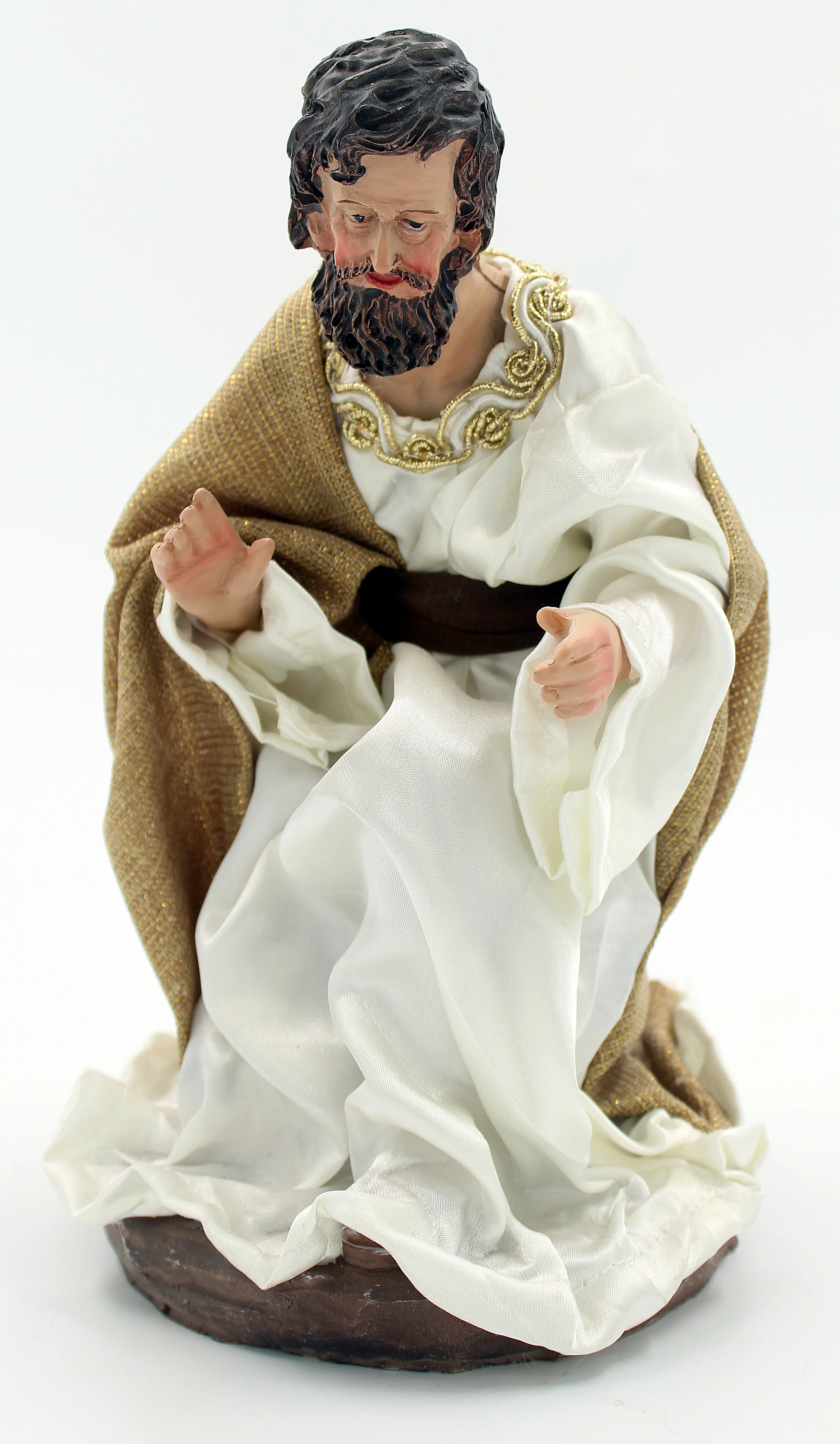 11 Piece 12" Brown Fabric Nativity - Image 4