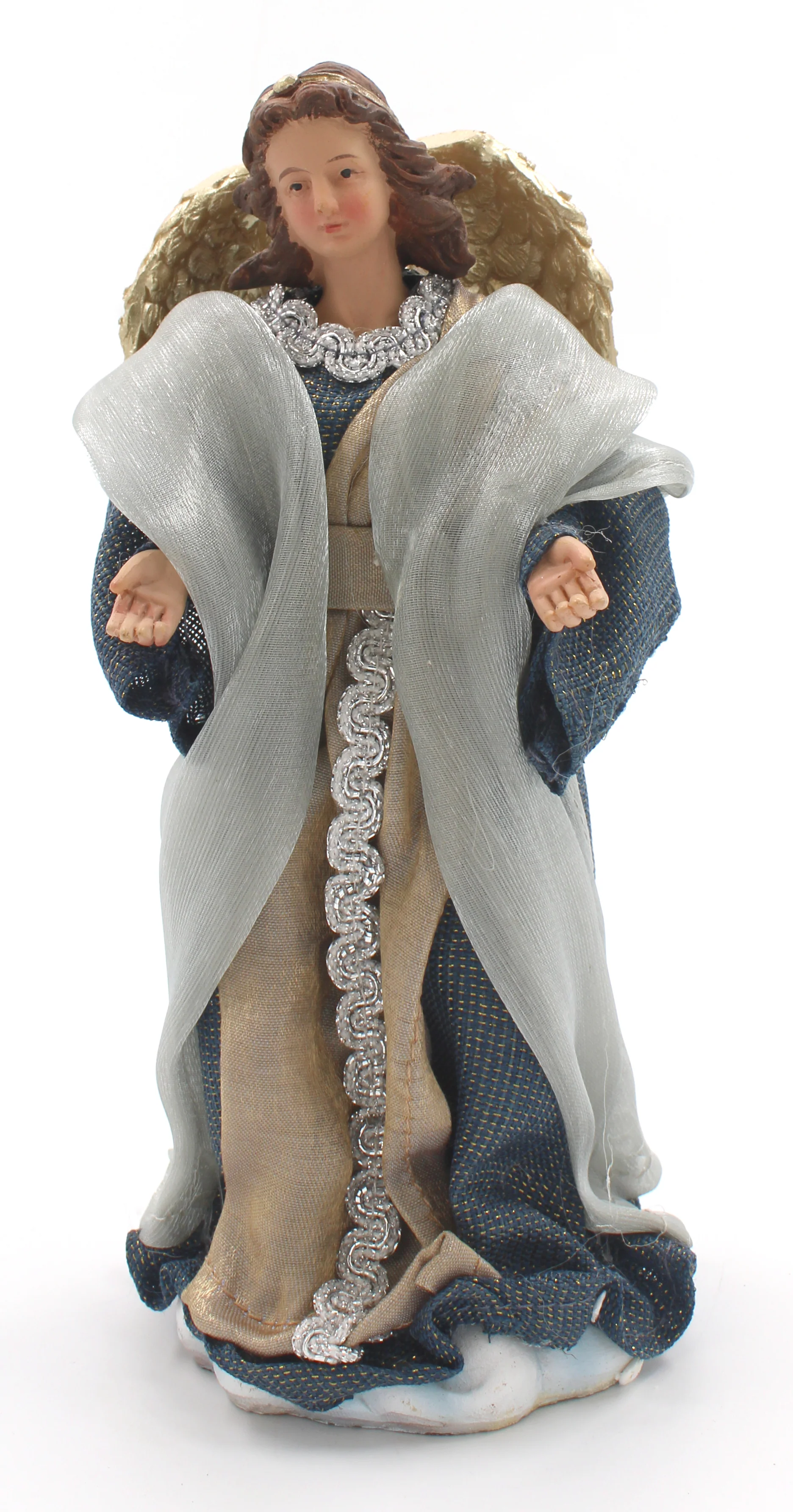 11 Piece 8" Blue Fabric Nativity - Image 6