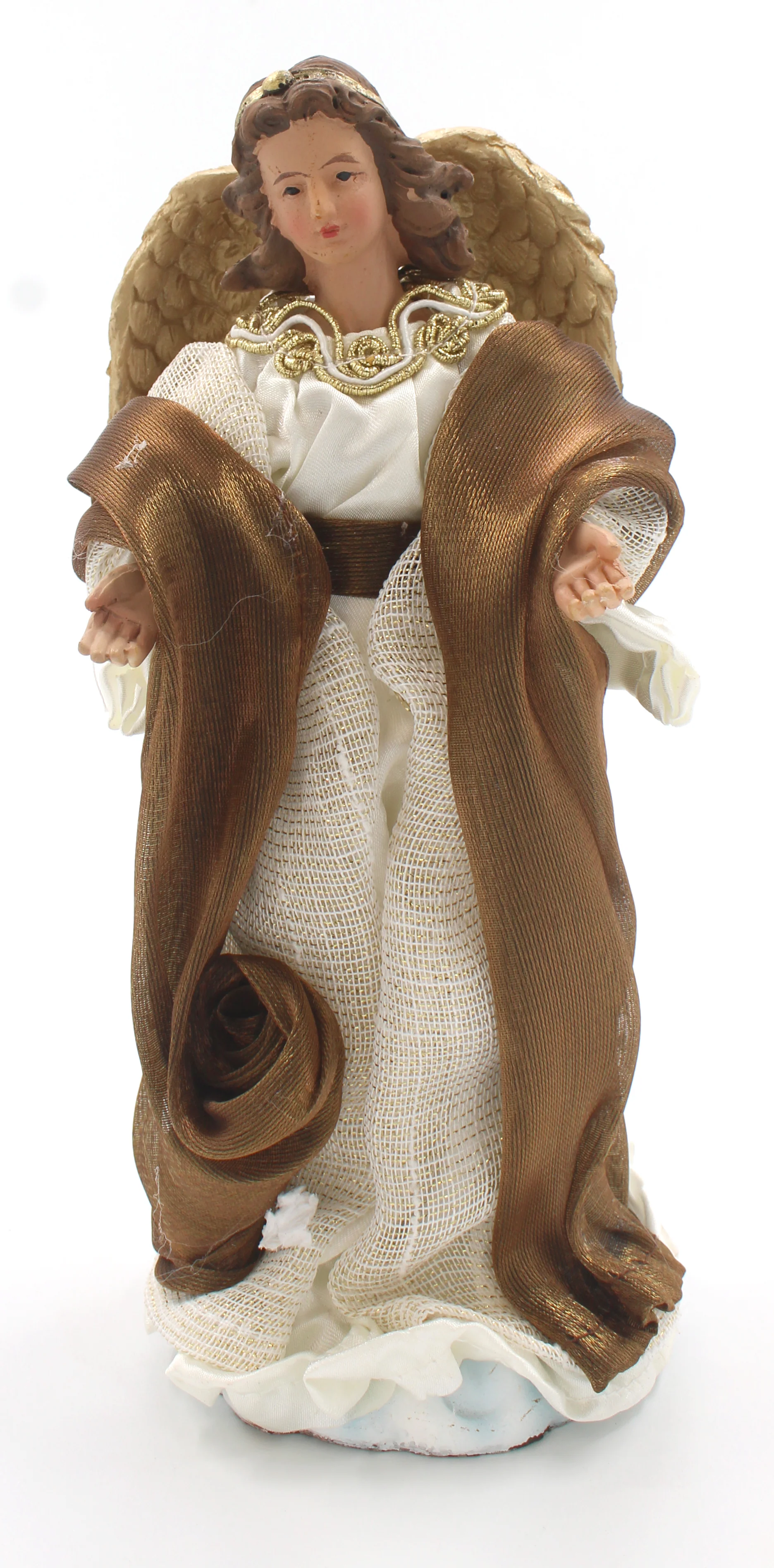 11 Piece 8" Brown Fabric Nativity - Image 10