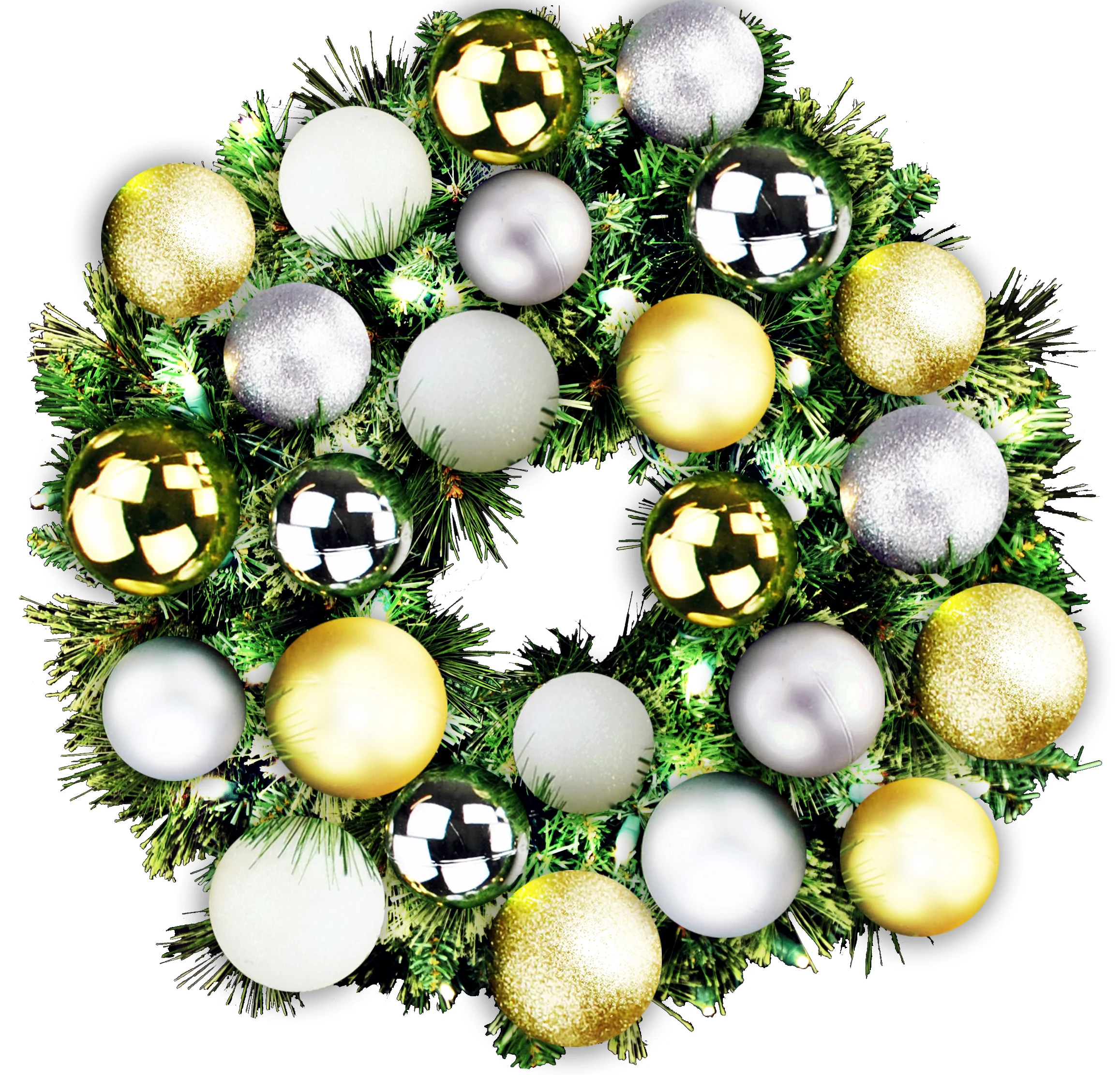 2' Mixed Blend Pine with Warm White LED Lights and Treasure Themed Ornaments