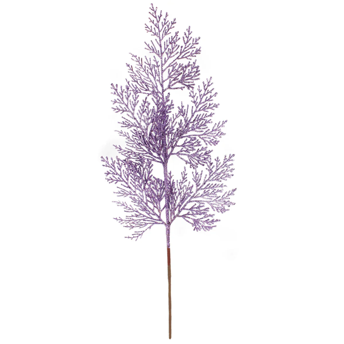 3 Pack of Lavender Glitter Branch Picks - Image 2