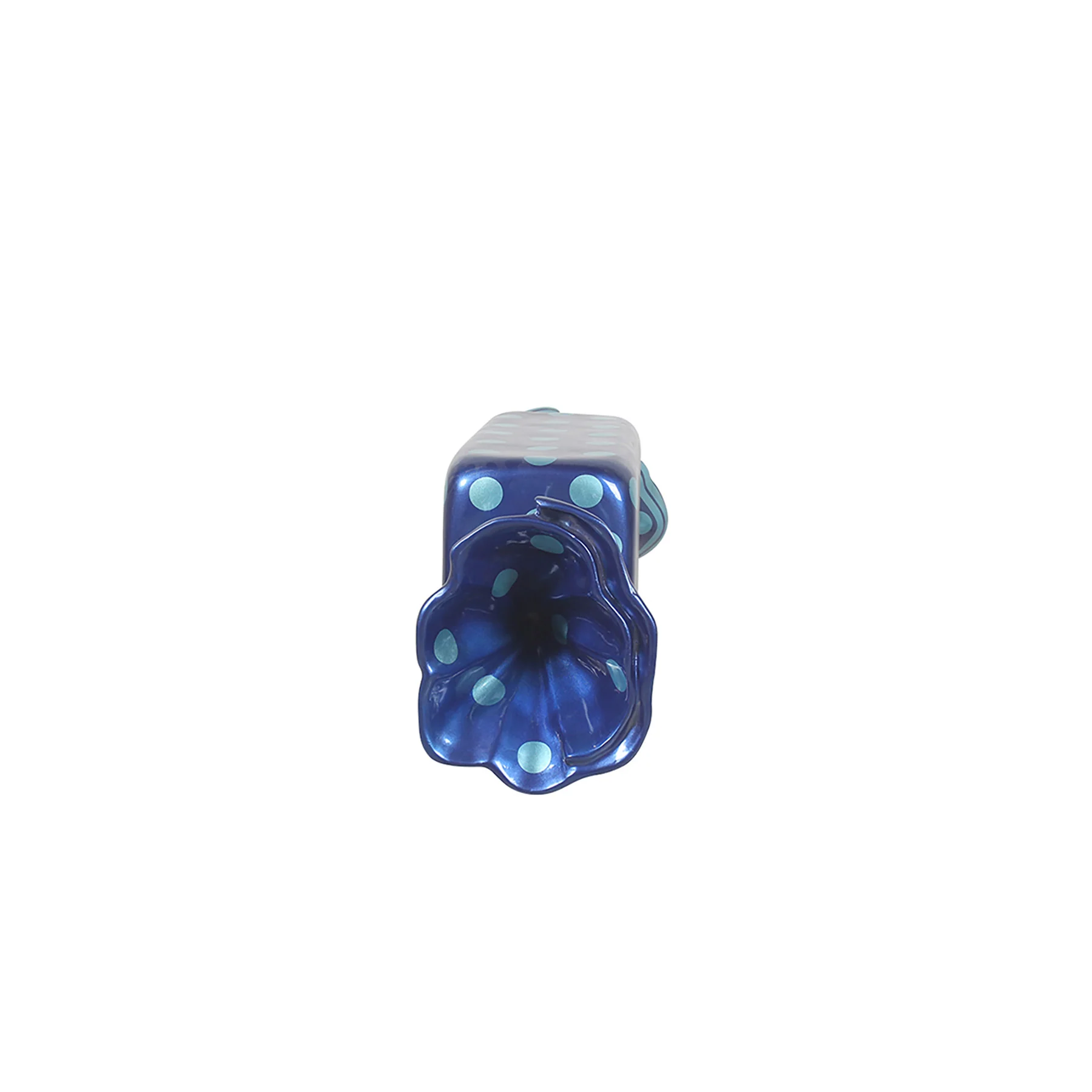 3' Wrapped Rectangle Candy with Blue Wrapper with Light Blue Polka Dots - Image 3