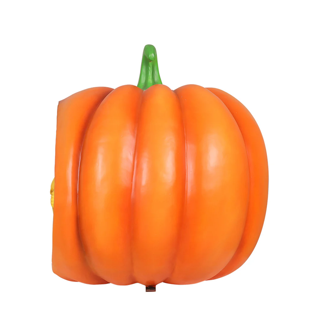 36" Lion Carved Pumpkin - Image 2