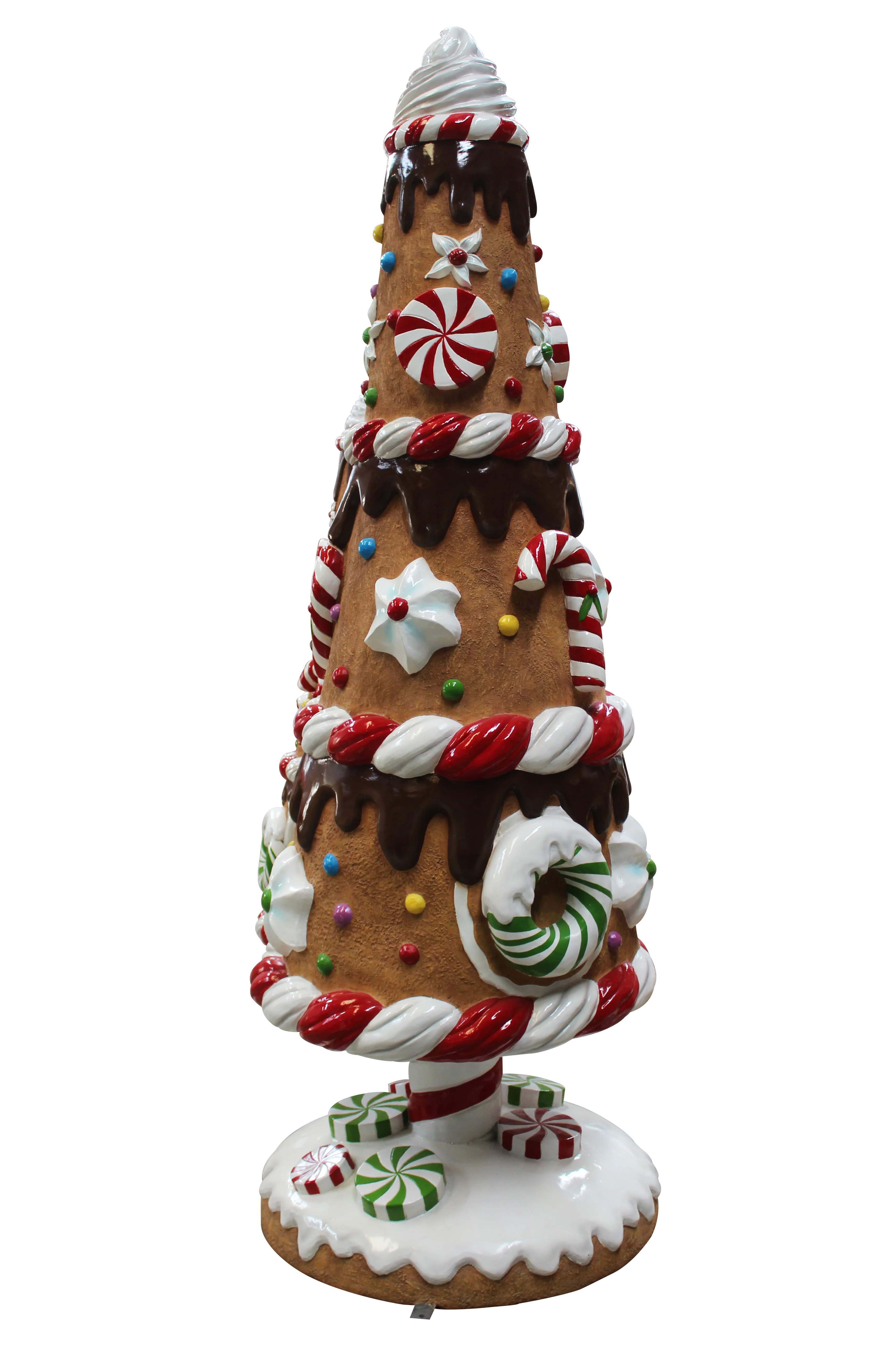 3D Gingerbread Tree 6'