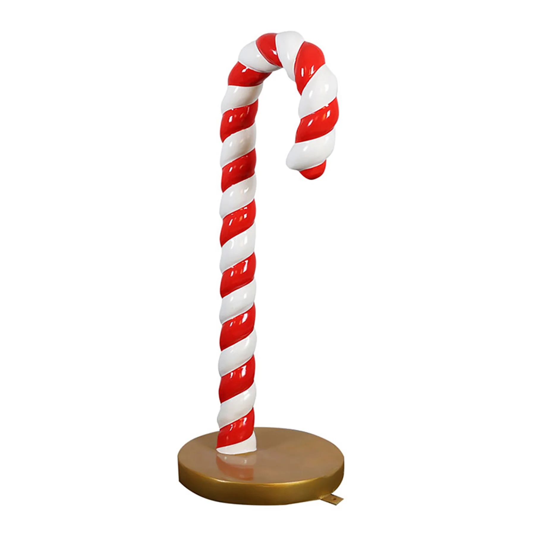 4' Candy Cane with Base - Image 3