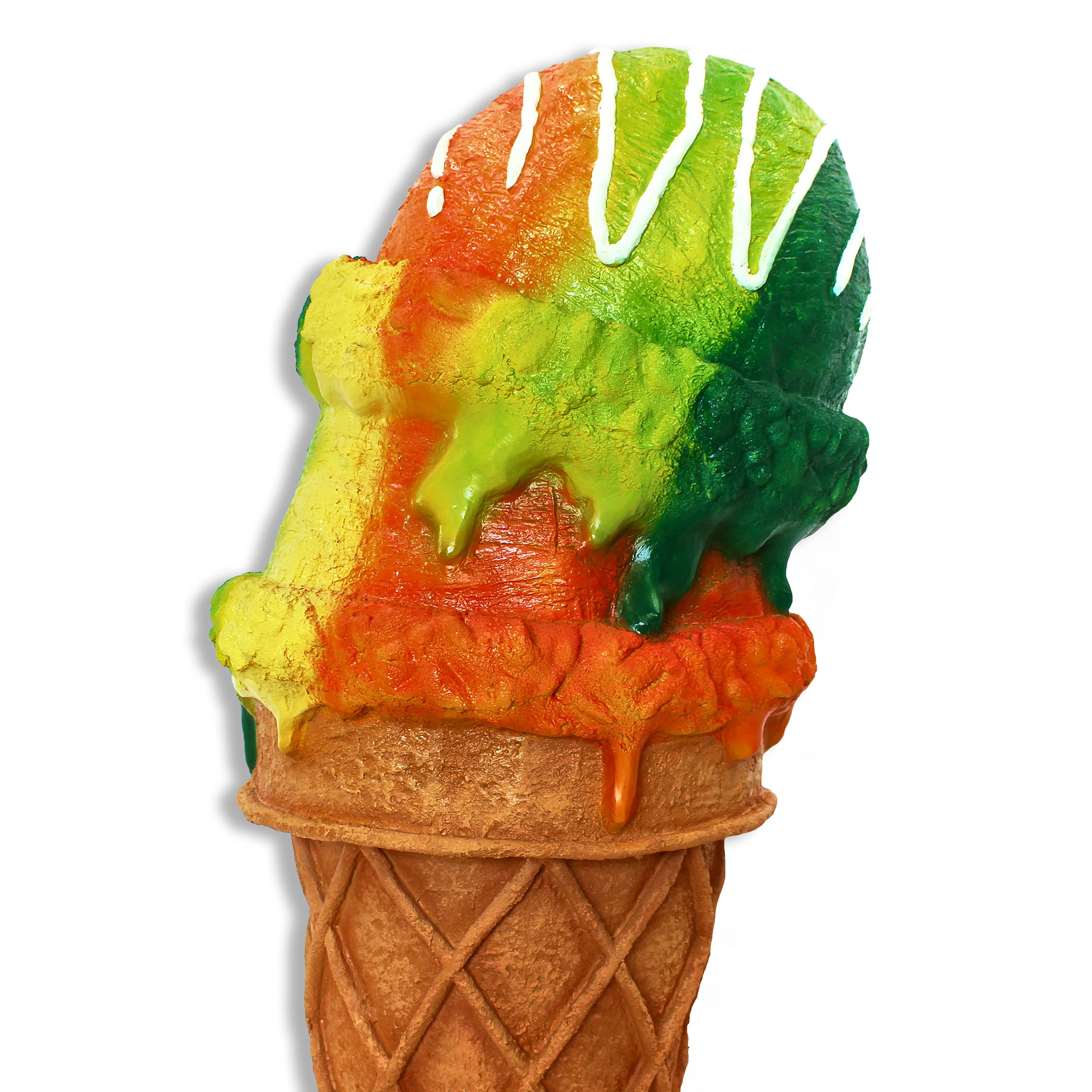 4' Double Scoop Rainbow Ice Cream - Image 6