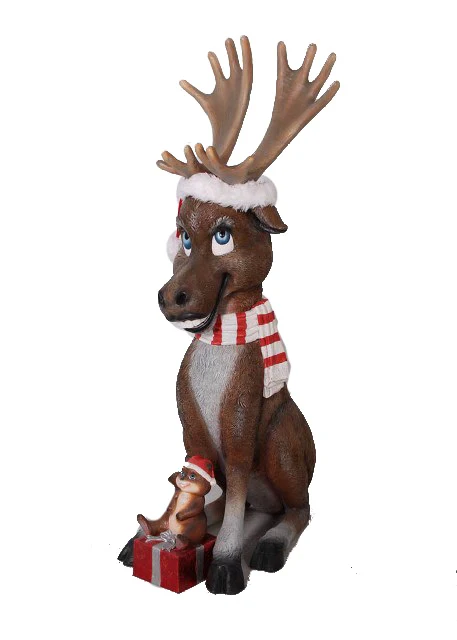 4' Funny Moose