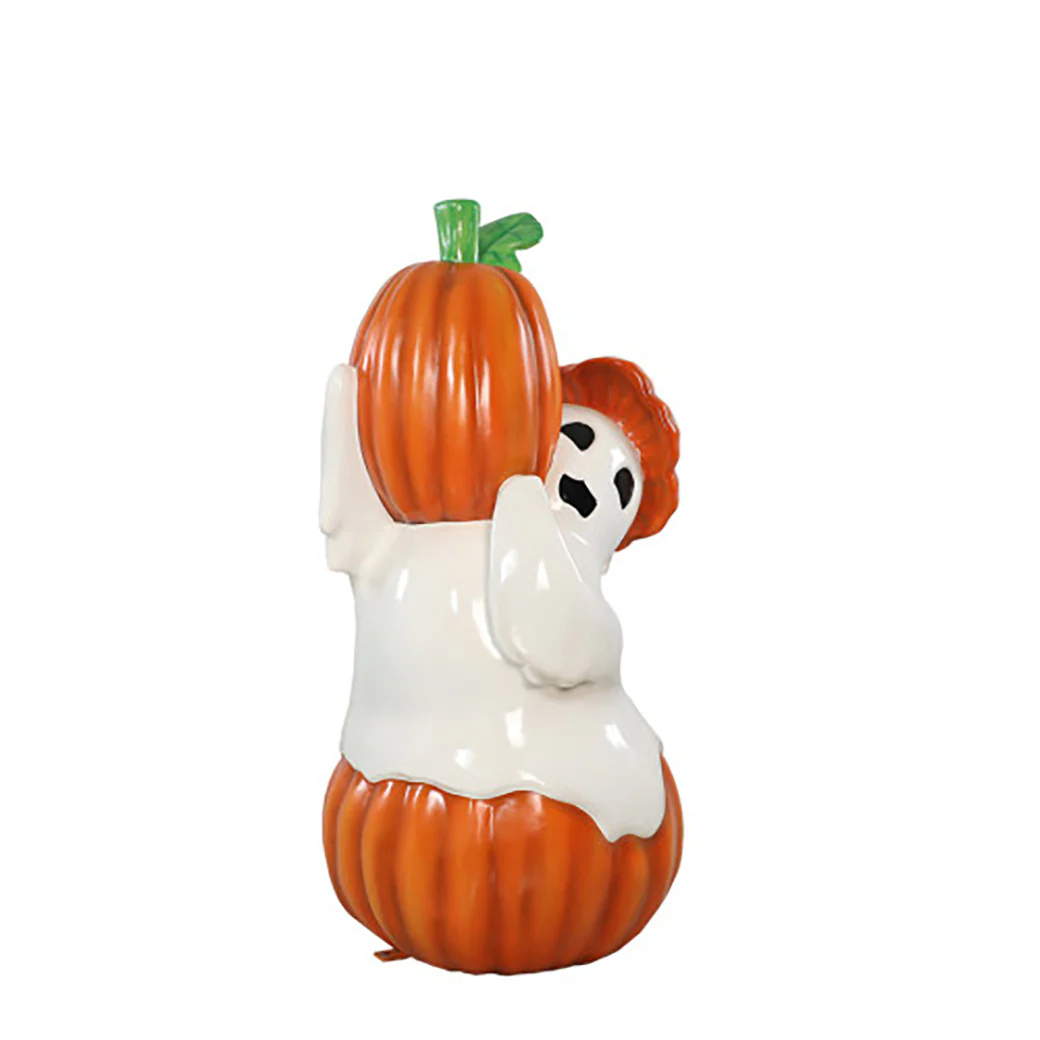 4' Ghost with Pumpkin - Image 4
