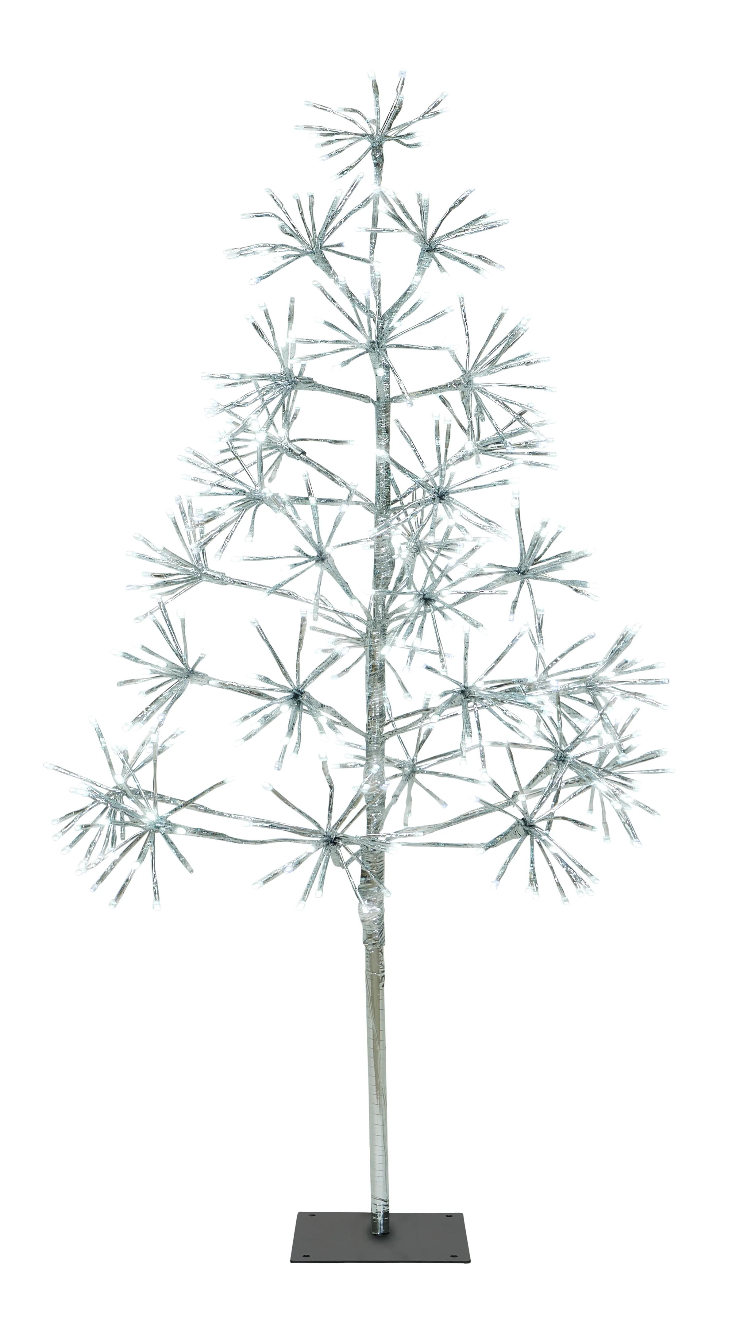 4' Pure White Starburst LED Tree - Image 3