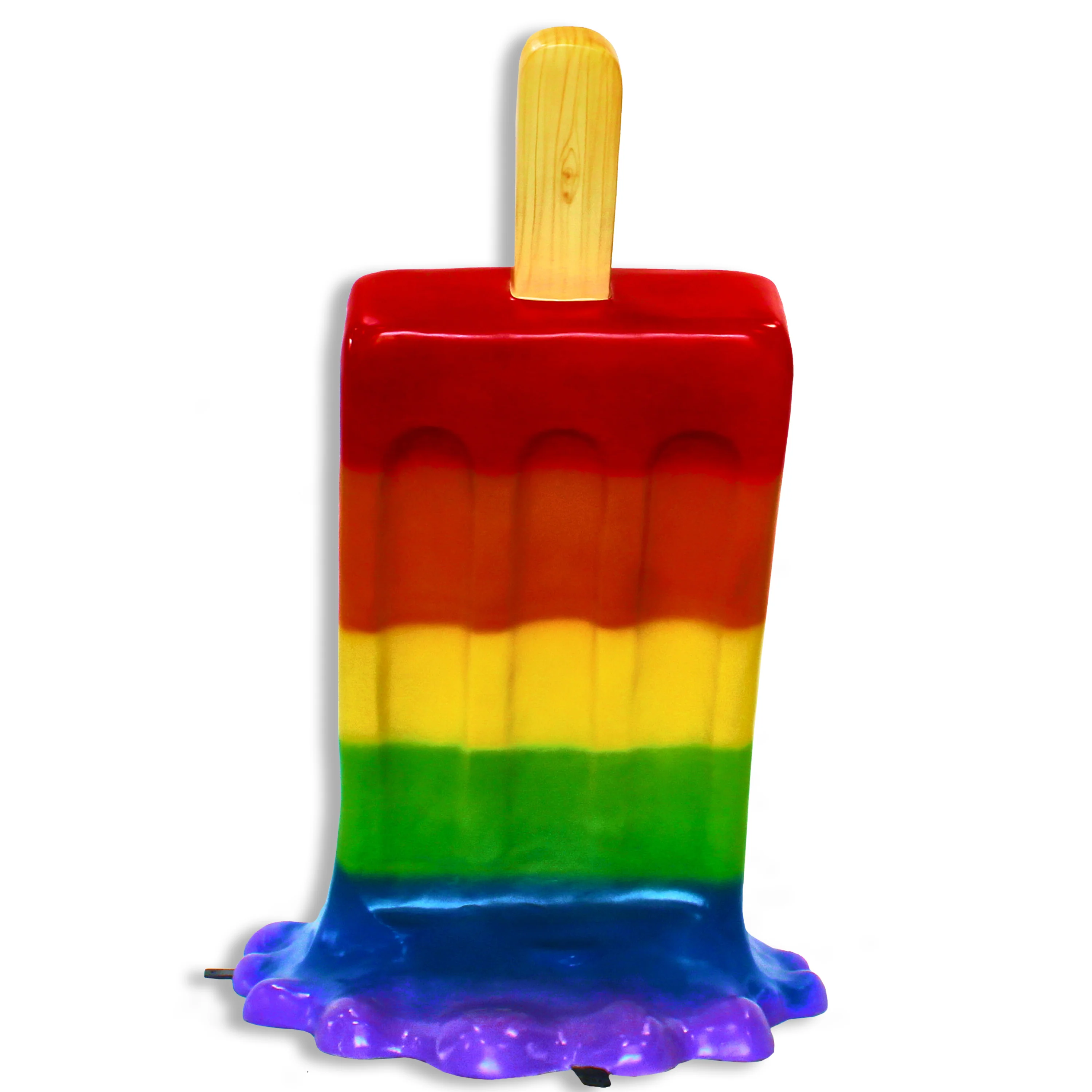 4' Rainbow Melting Popsicle - Image 2