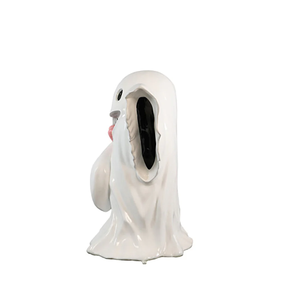 4' Smiling Ghost with Tongue Out - Image 3