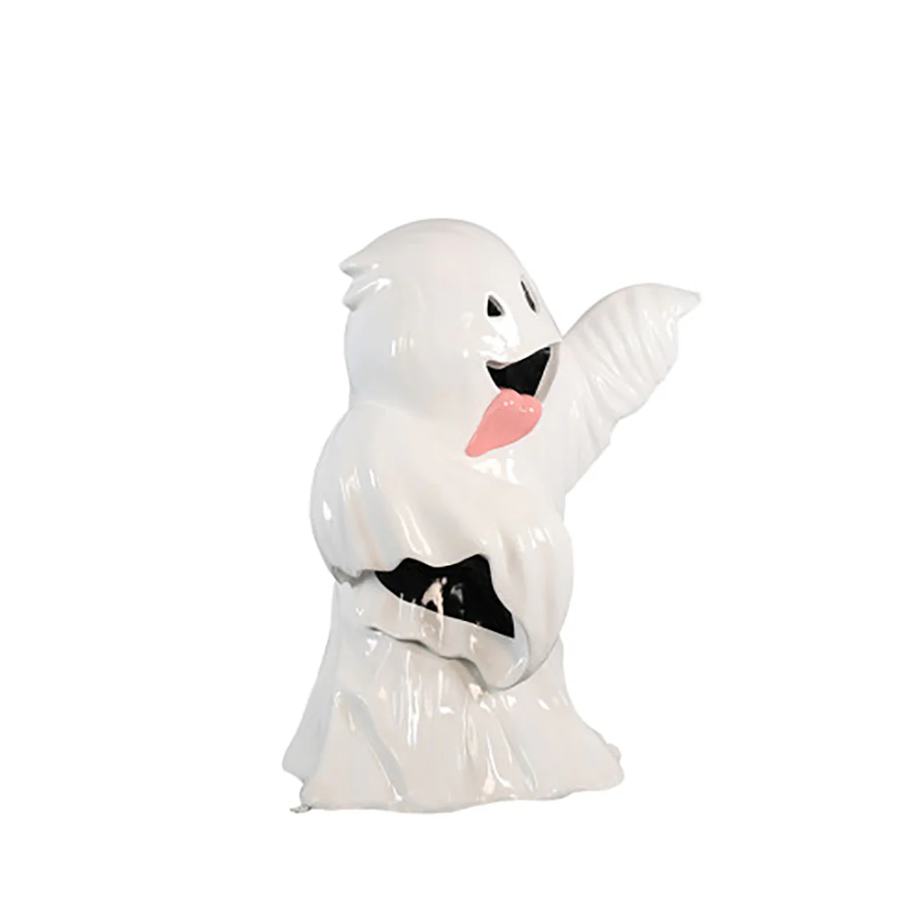 4' Smiling Ghost with Tongue Out - Image 4