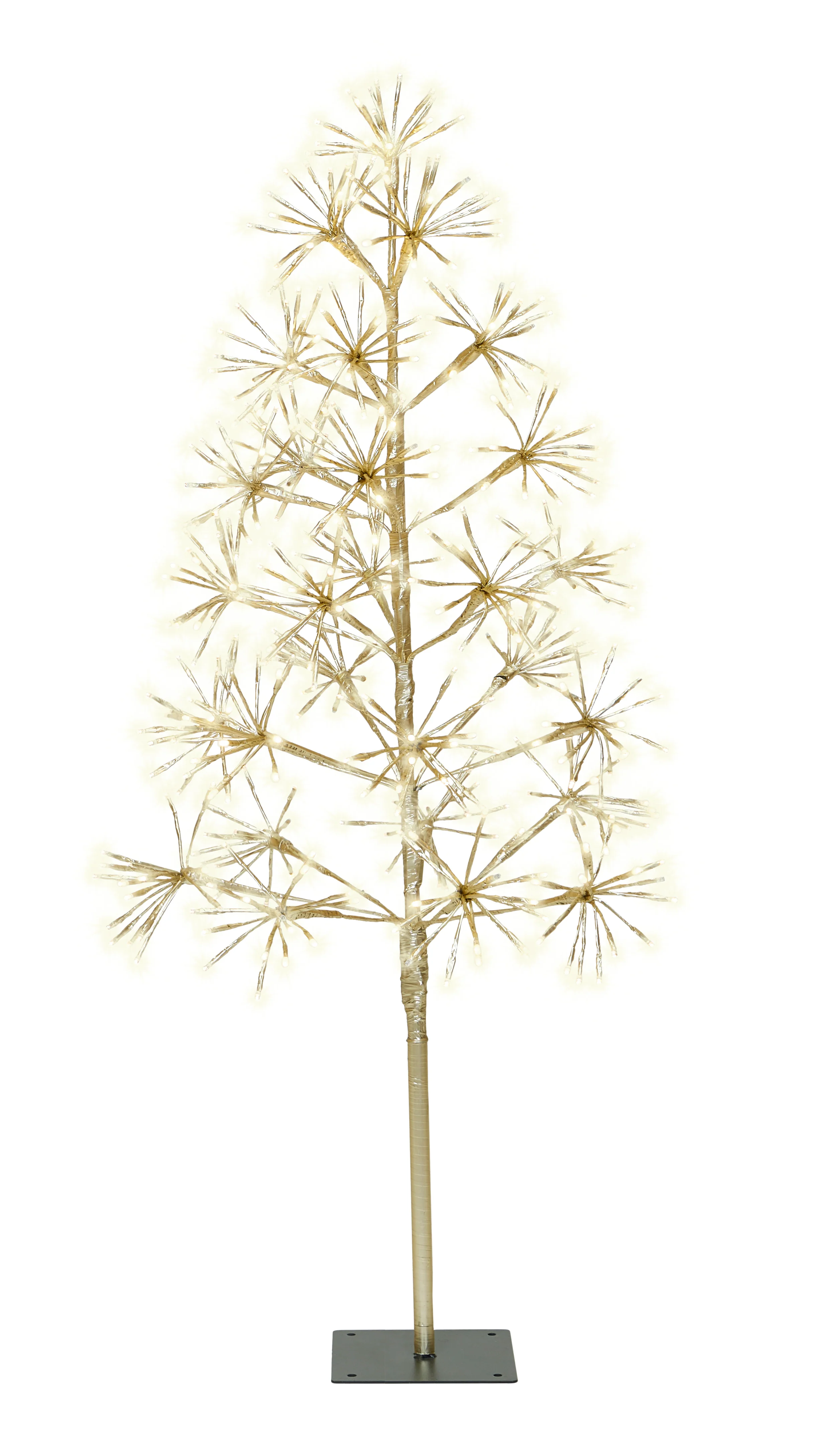 4' Warm White Starburst LED Tree - Image 3