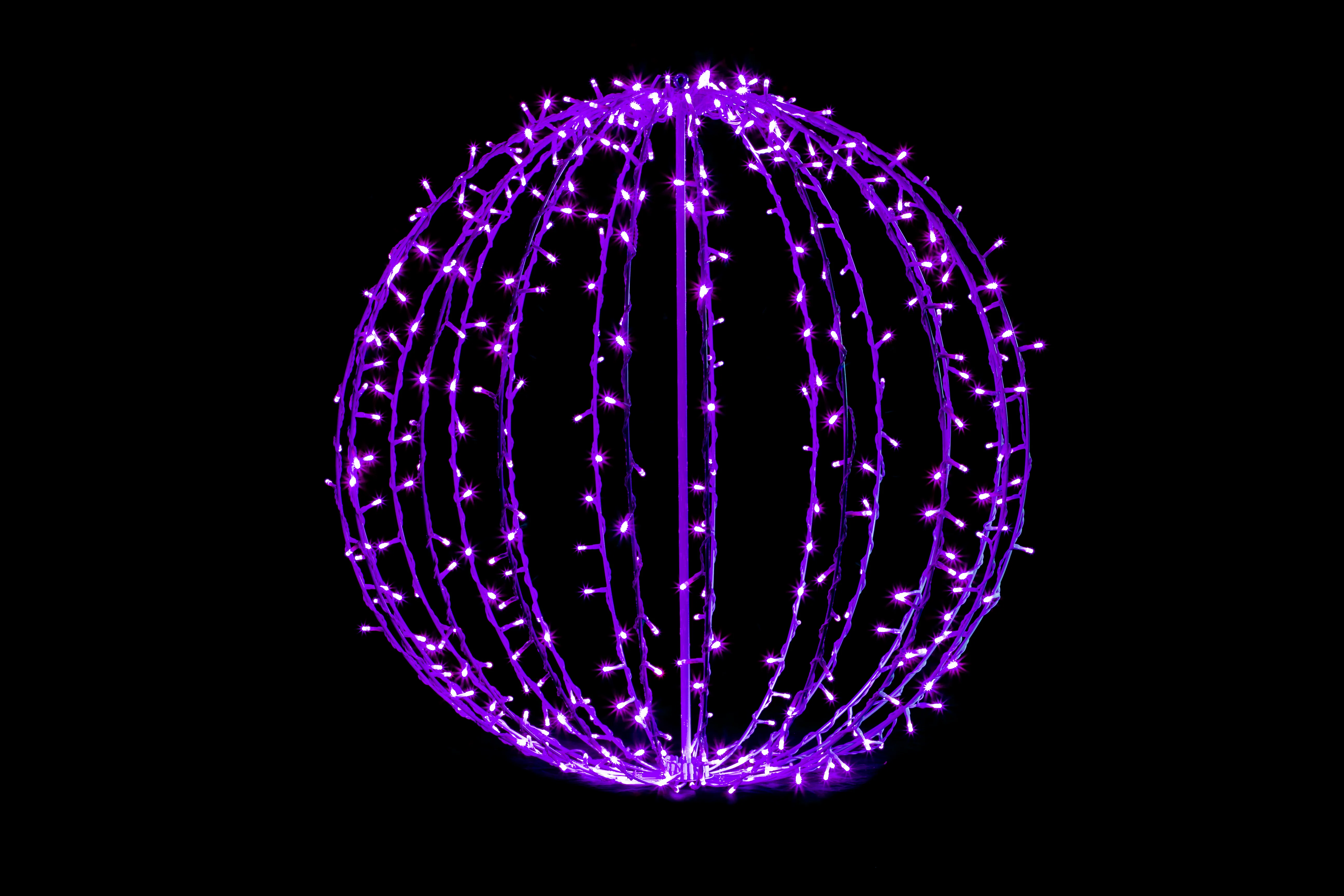 400 Purple 5mm LEDs on 32" Sphere