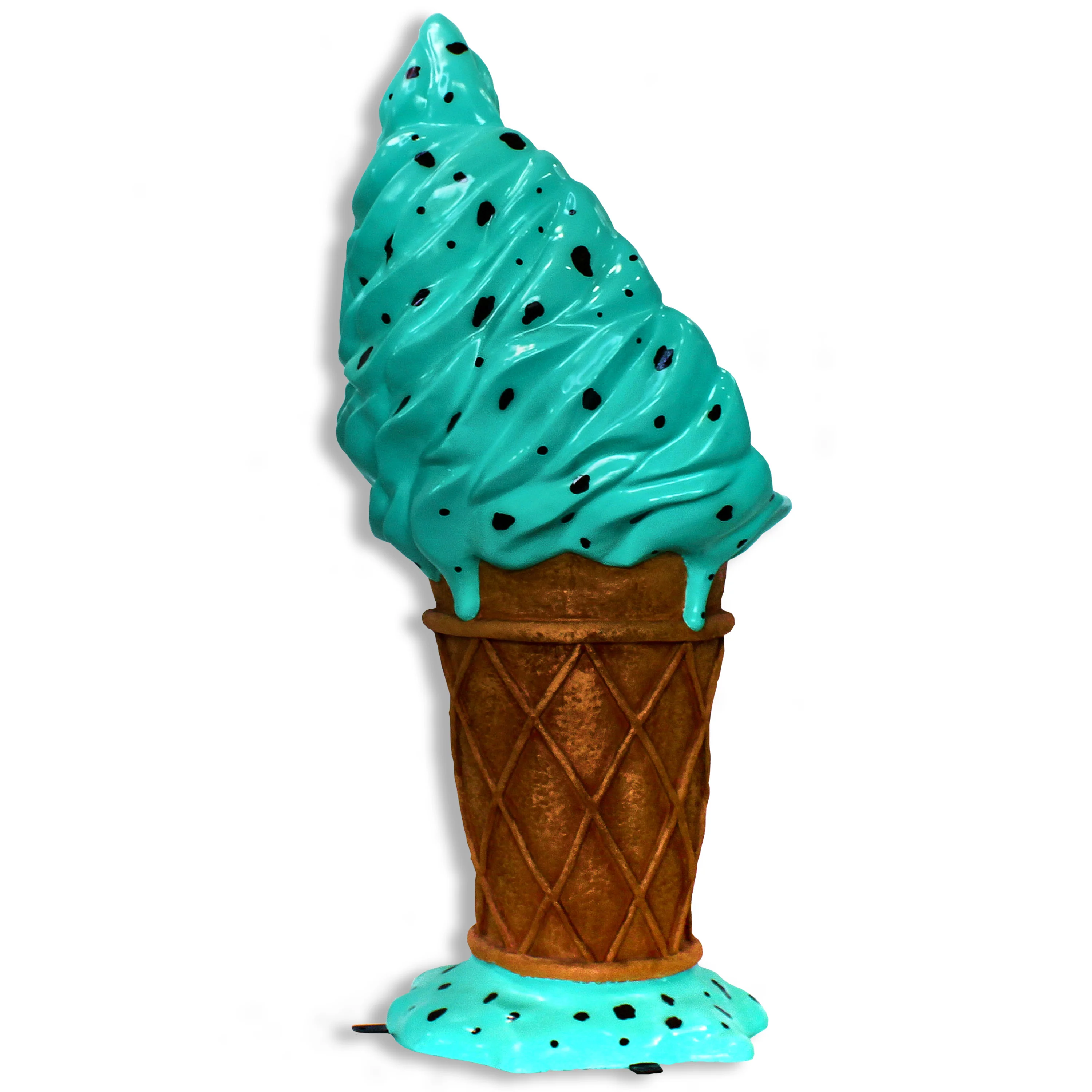 5' Mint chocolate Chip Ice Cream Cone Bar Stool - Image 4