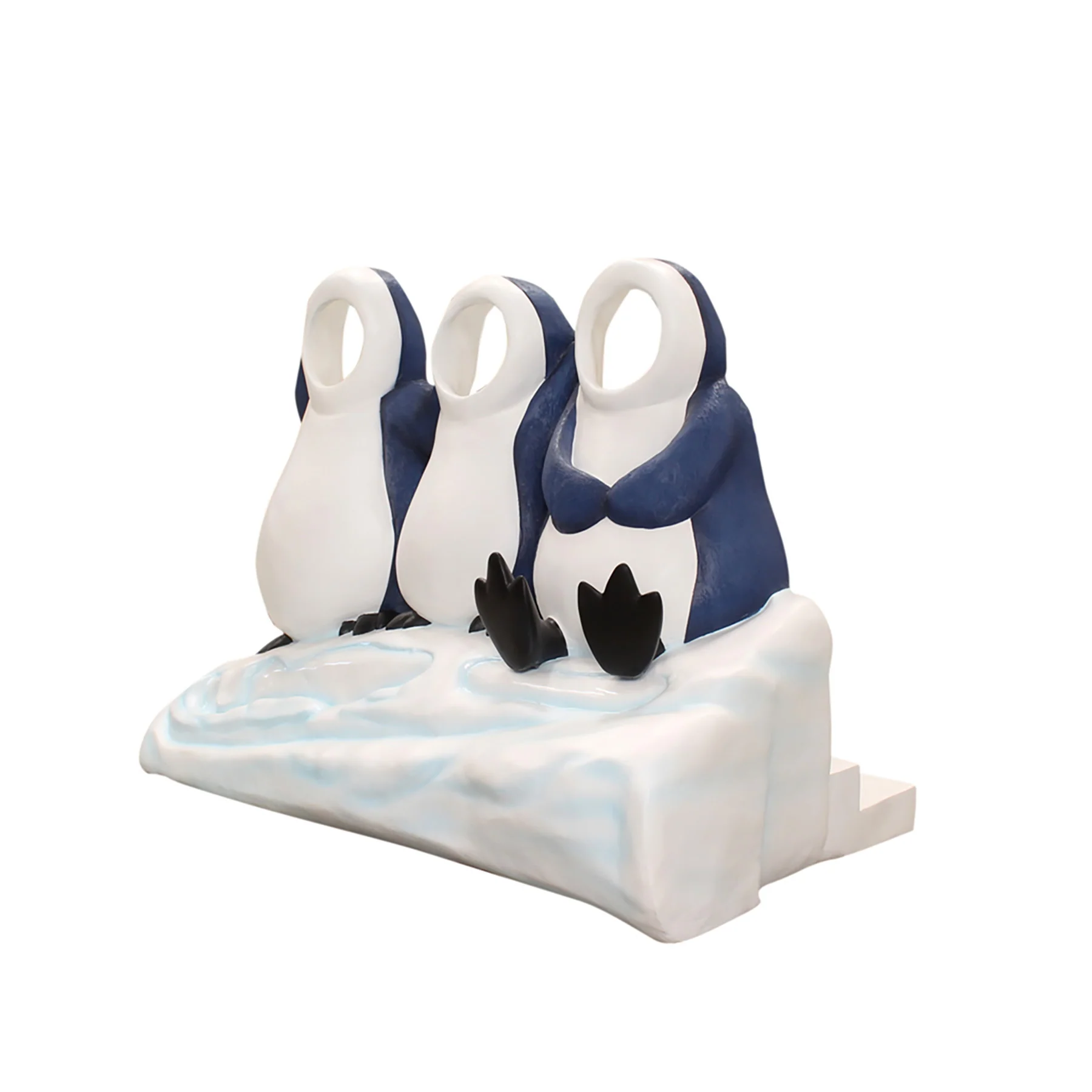 5' Penguins on Iceberg Photo Op - Image 3