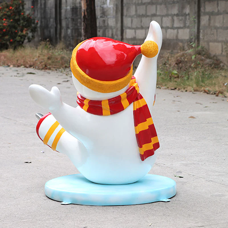 3' Skating Snowman Son - Image 3