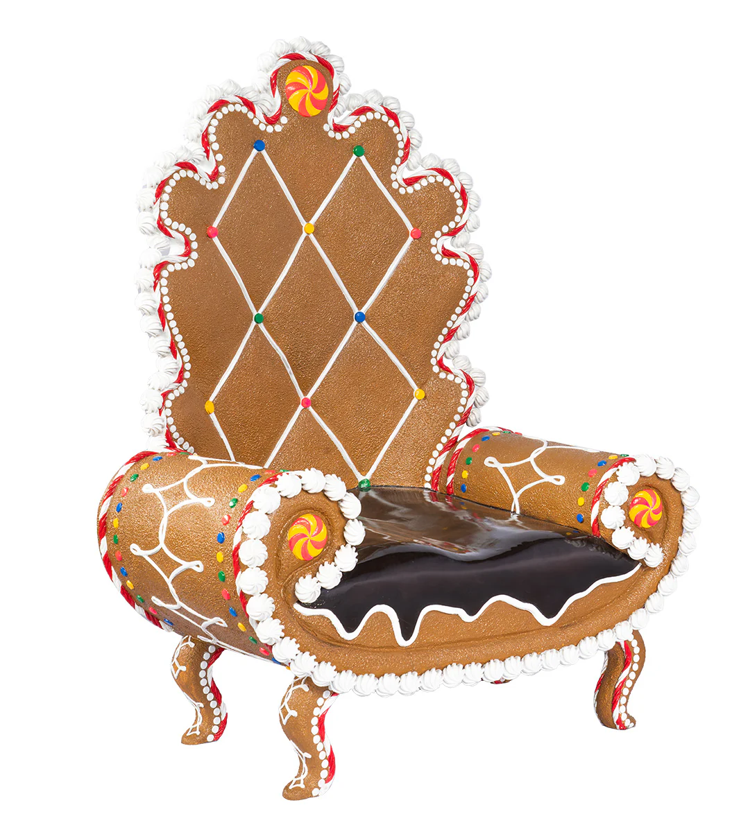 6' Tall Gingerbread Throne - Image 3
