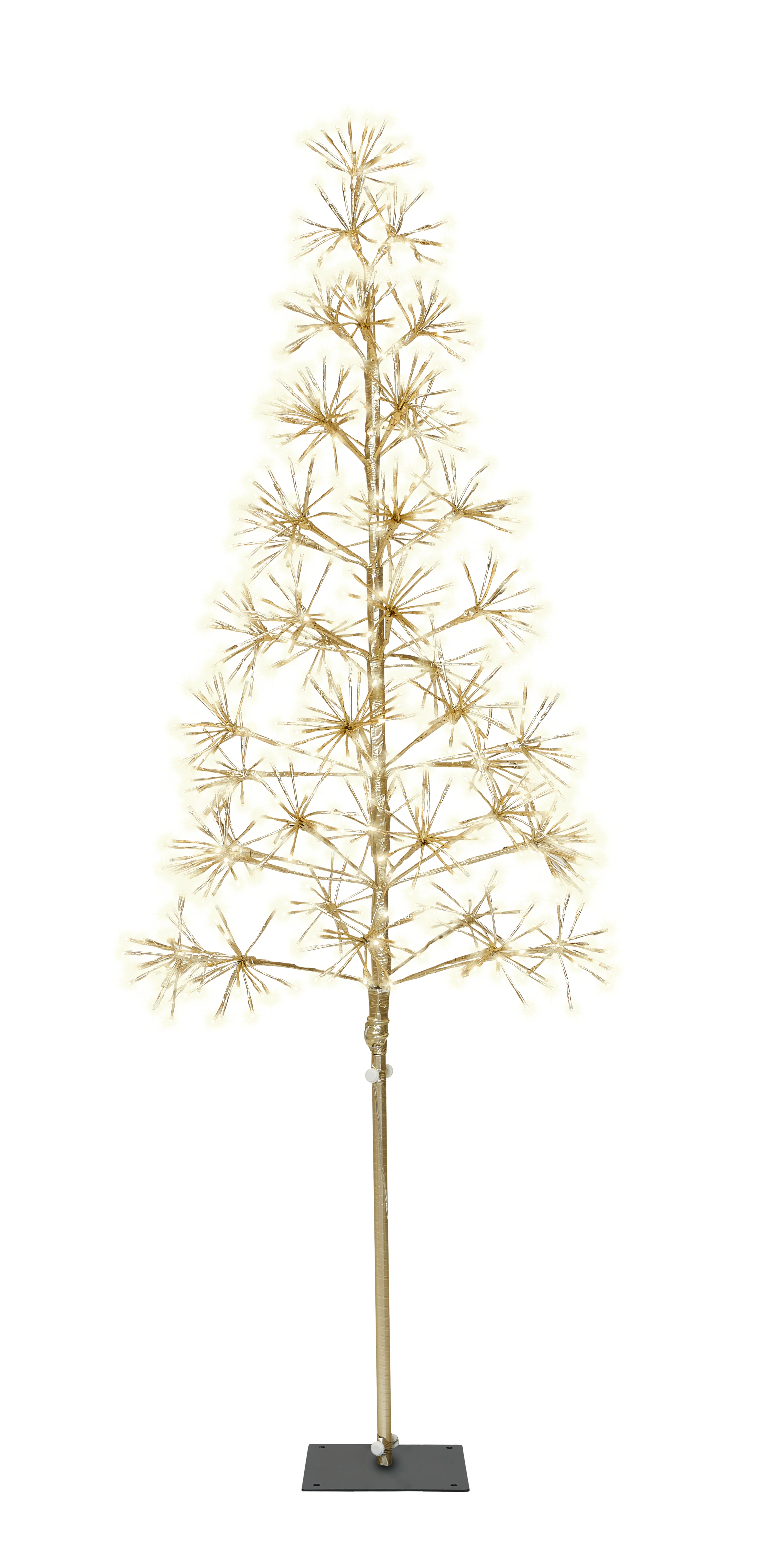 6' Warm White Starburst LED Tree - Image 3