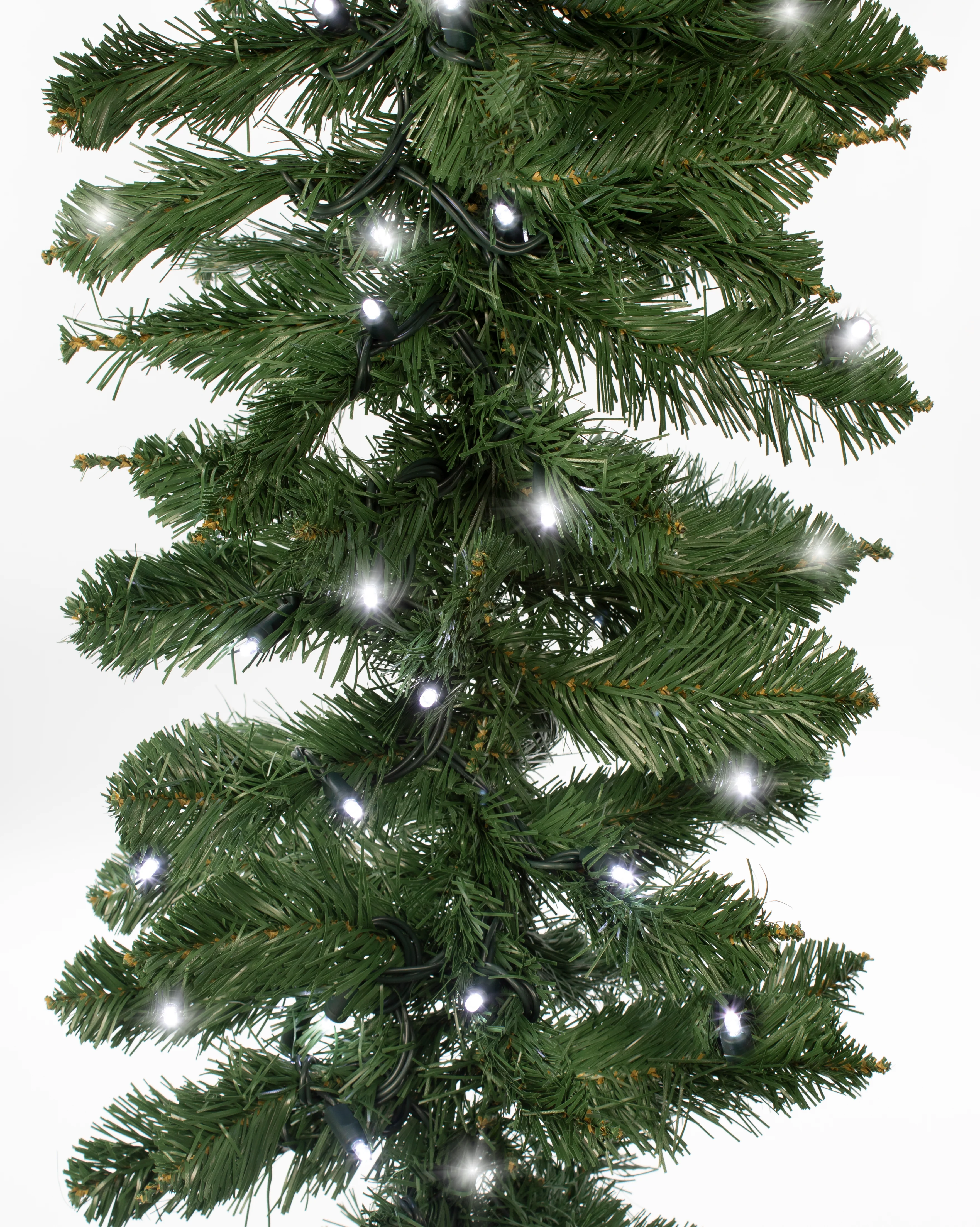 8' Garland Pre-Lit with Crystal Clear Lights
