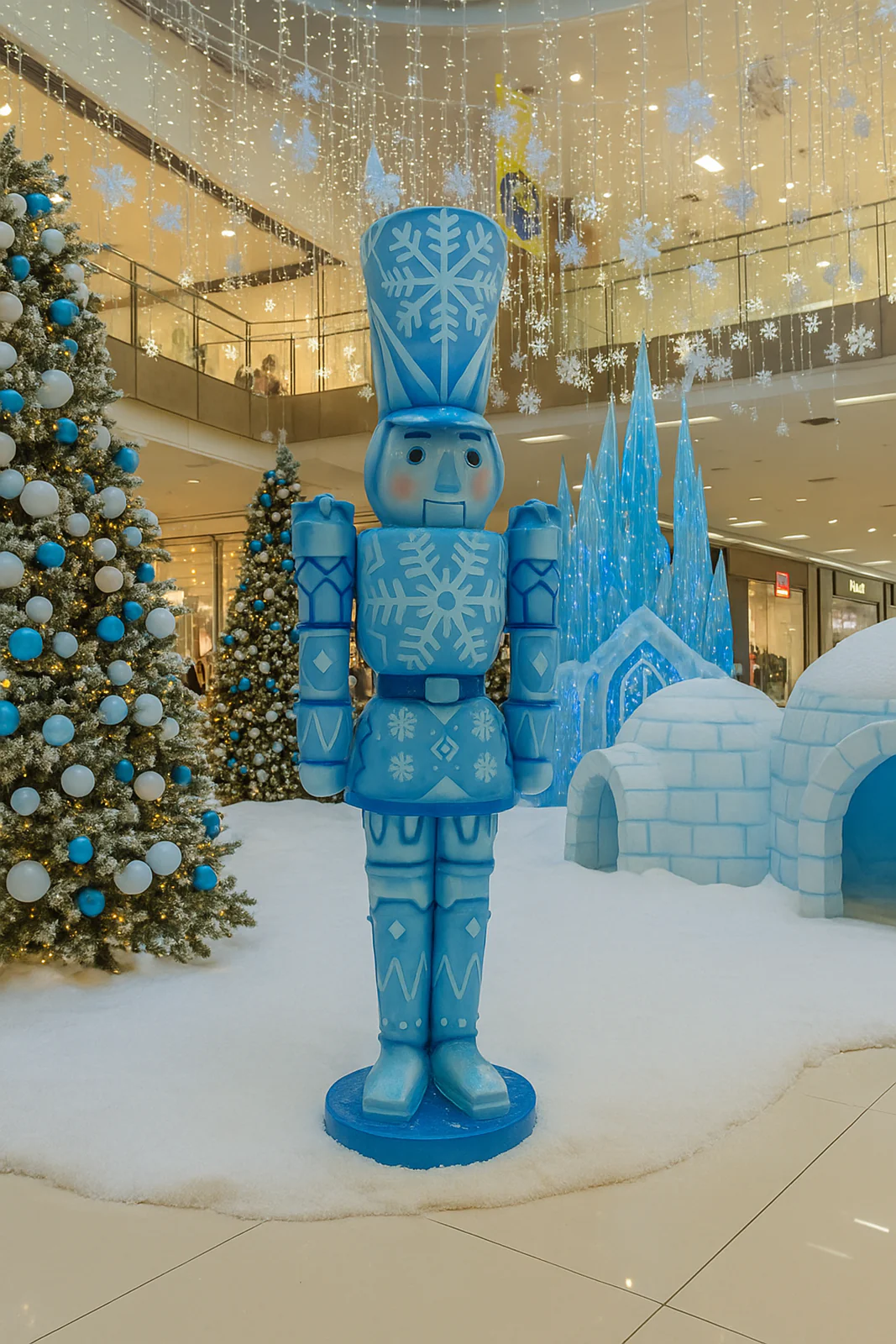 8' Ice Nutcracker - Image 2