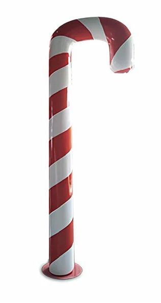 9' Candy Cane with Base