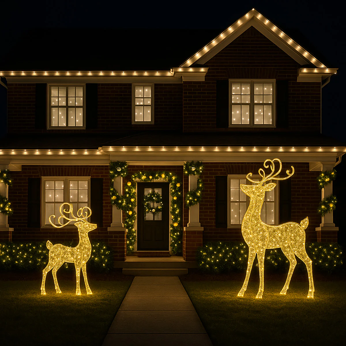 9' Sequoia Garland with Warm White LED Lights and Treasure Themed Ornaments - Image 2