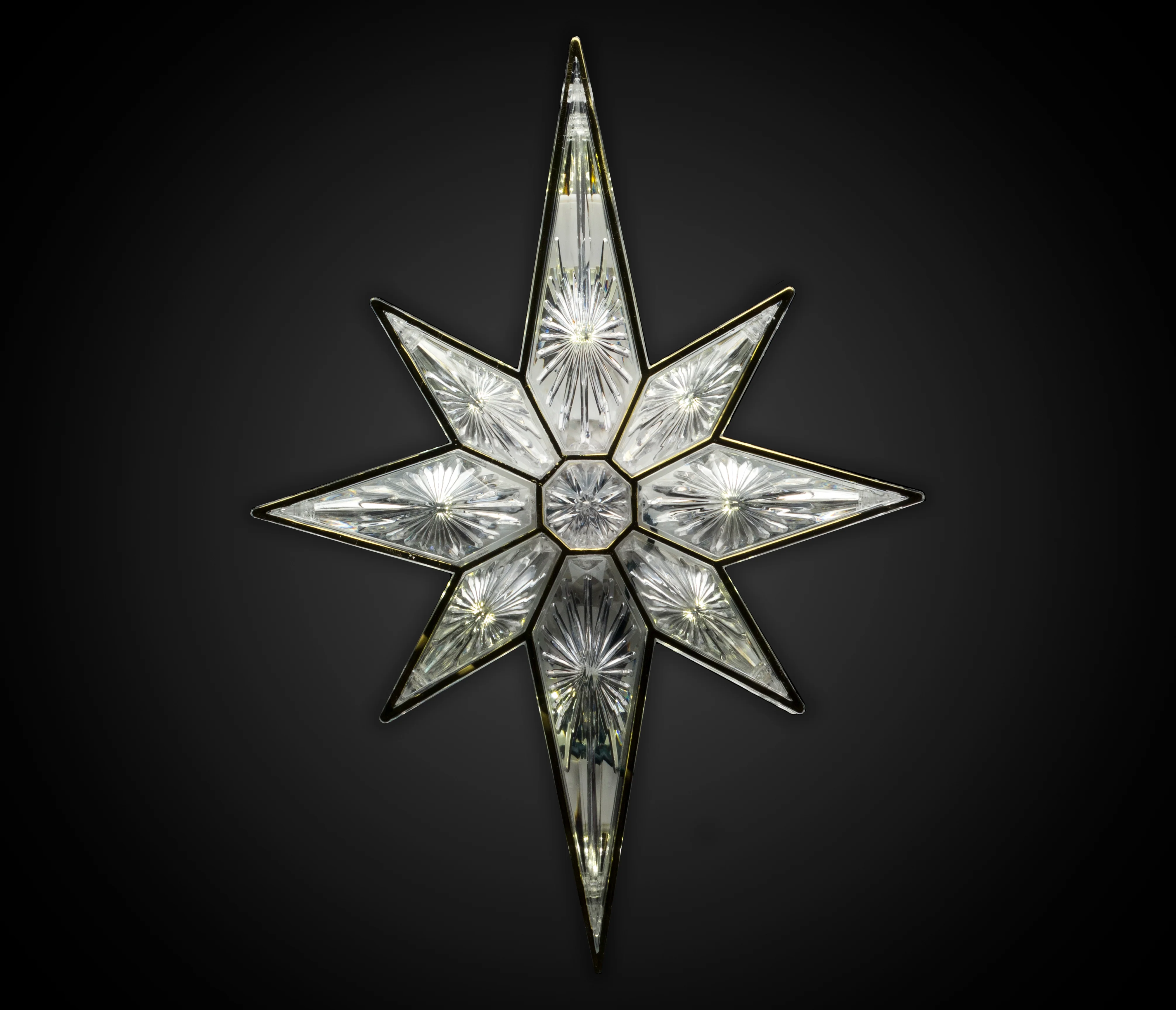 Bethlehem Star 11" Tree Topper with Warm White LED