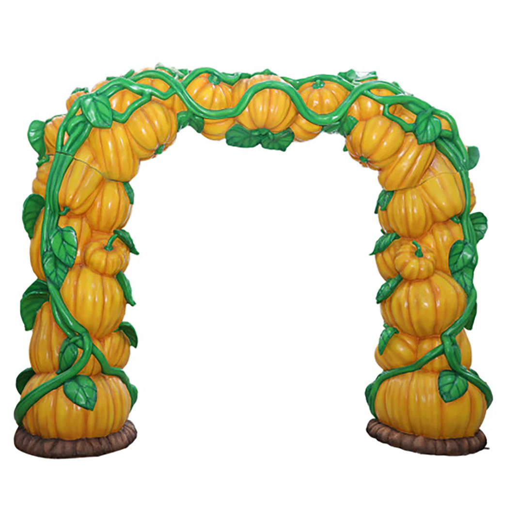 Pumpkin Arch with Leaves - Image 3