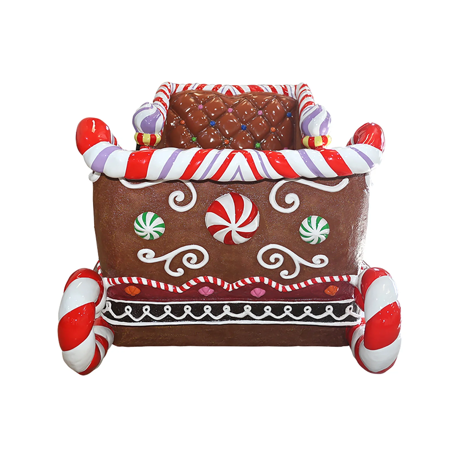 Gingerbread Sleigh 4-Seater with Door - Image 2
