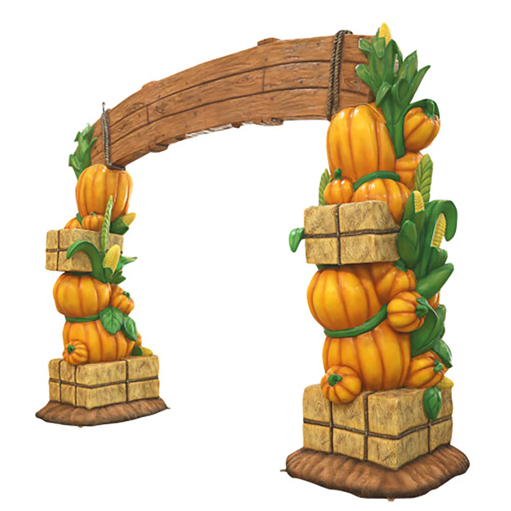 Hay, Corn and Pumpkin Arch - Image 3