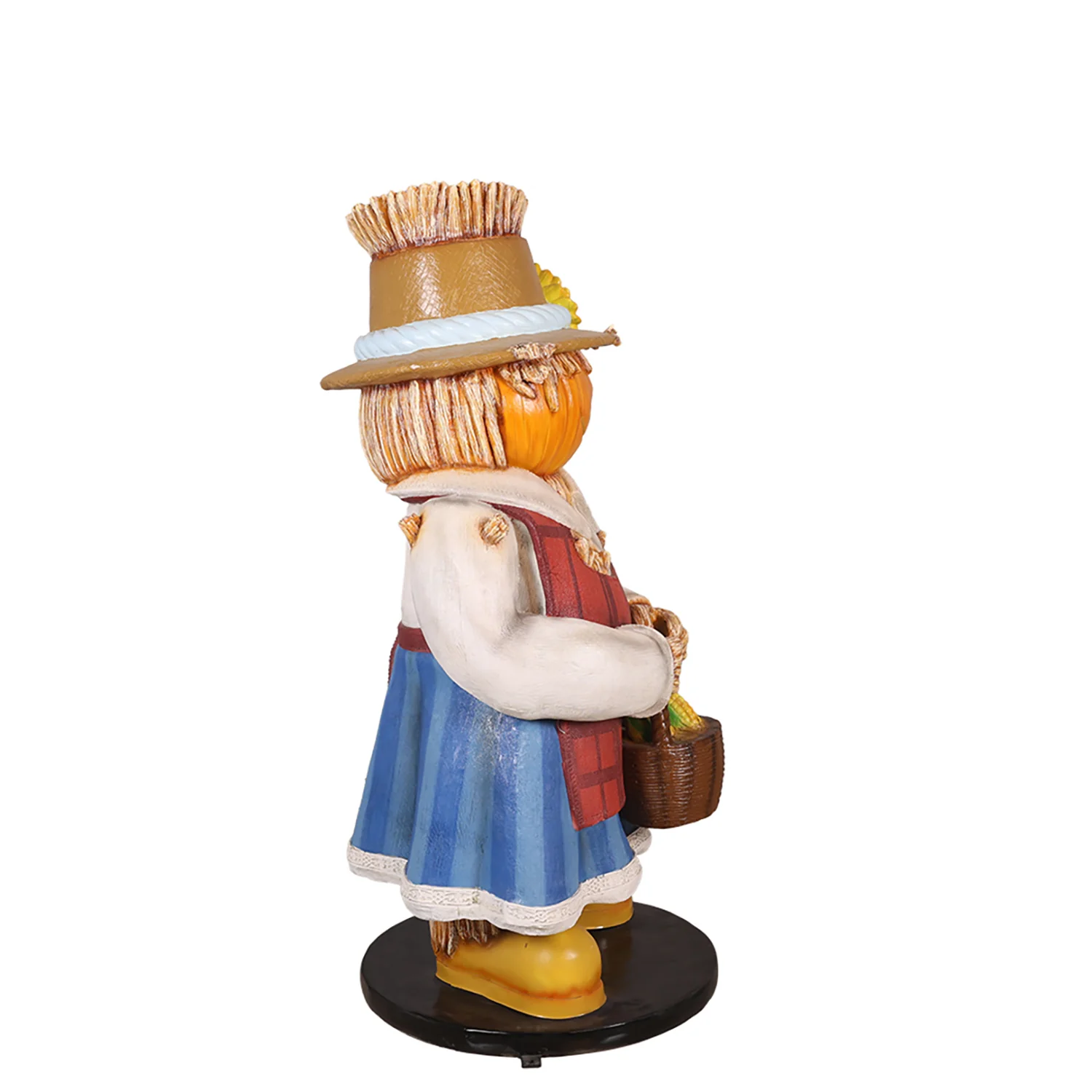 Pumpkin Scarecrow Family Ma 5.5' Tall - Image 5