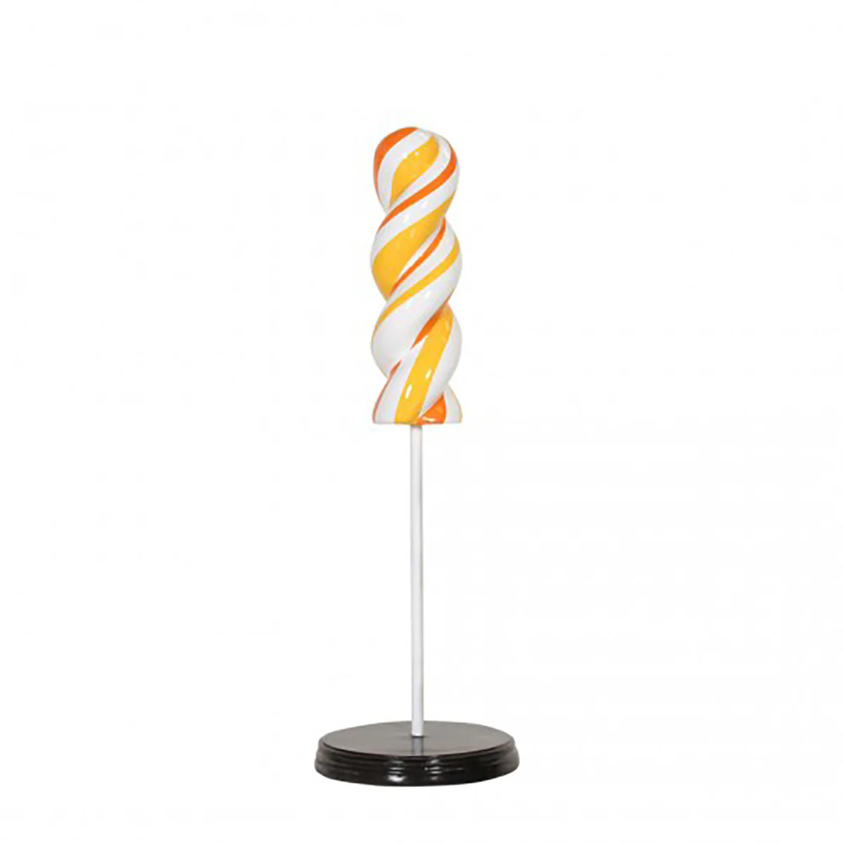 Orange 3.5' Twisted Lollipop