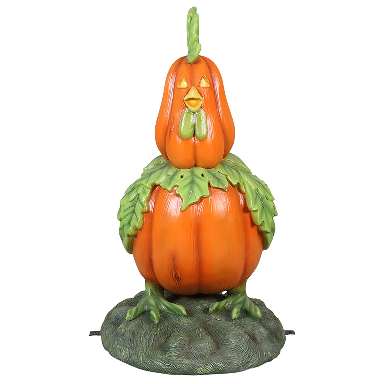 4' Pumpkin Rooster