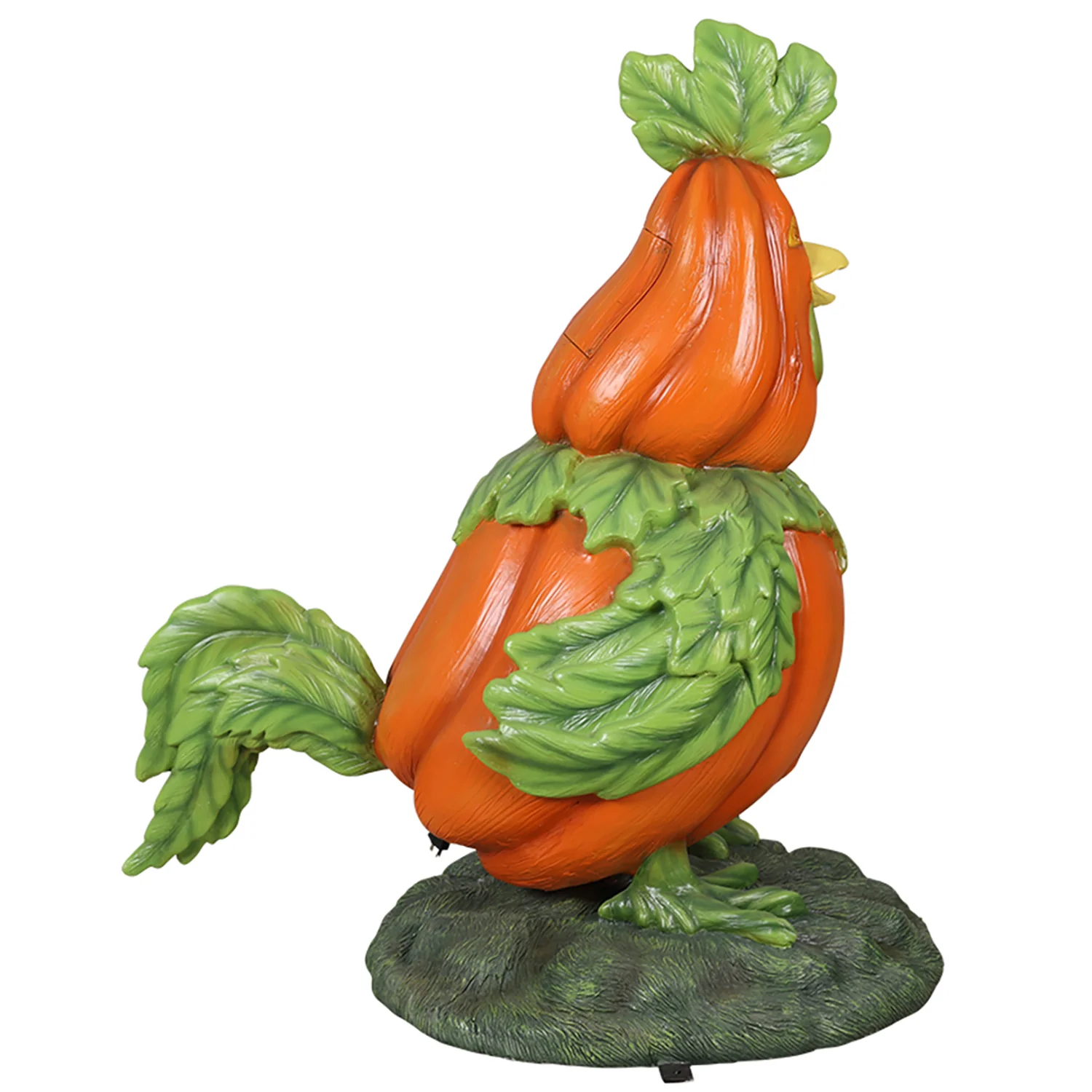 4' Pumpkin Rooster - Image 4