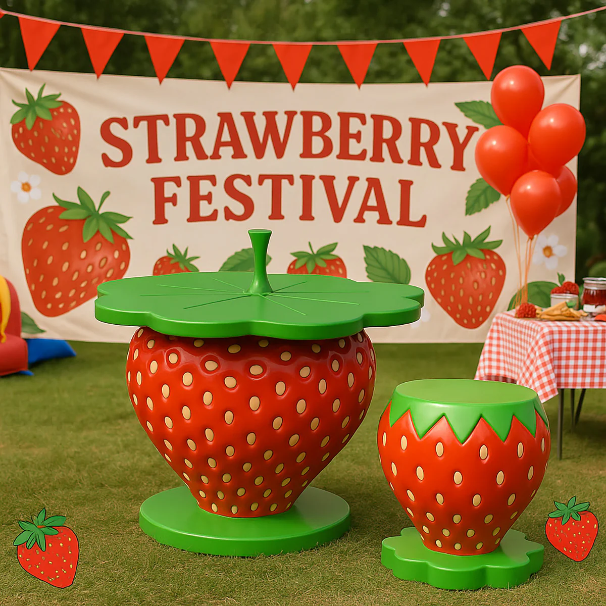 Strawberry Table - Image 2