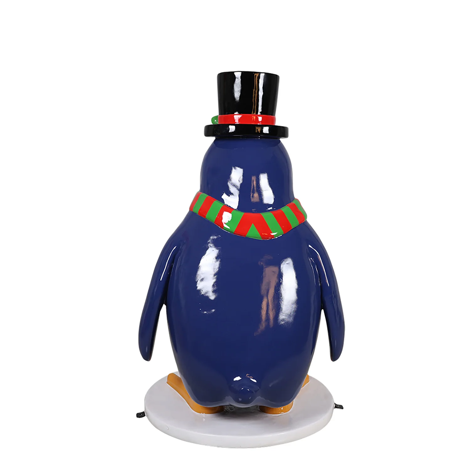 Funny Penguin with Tophat and Scarf - Image 3