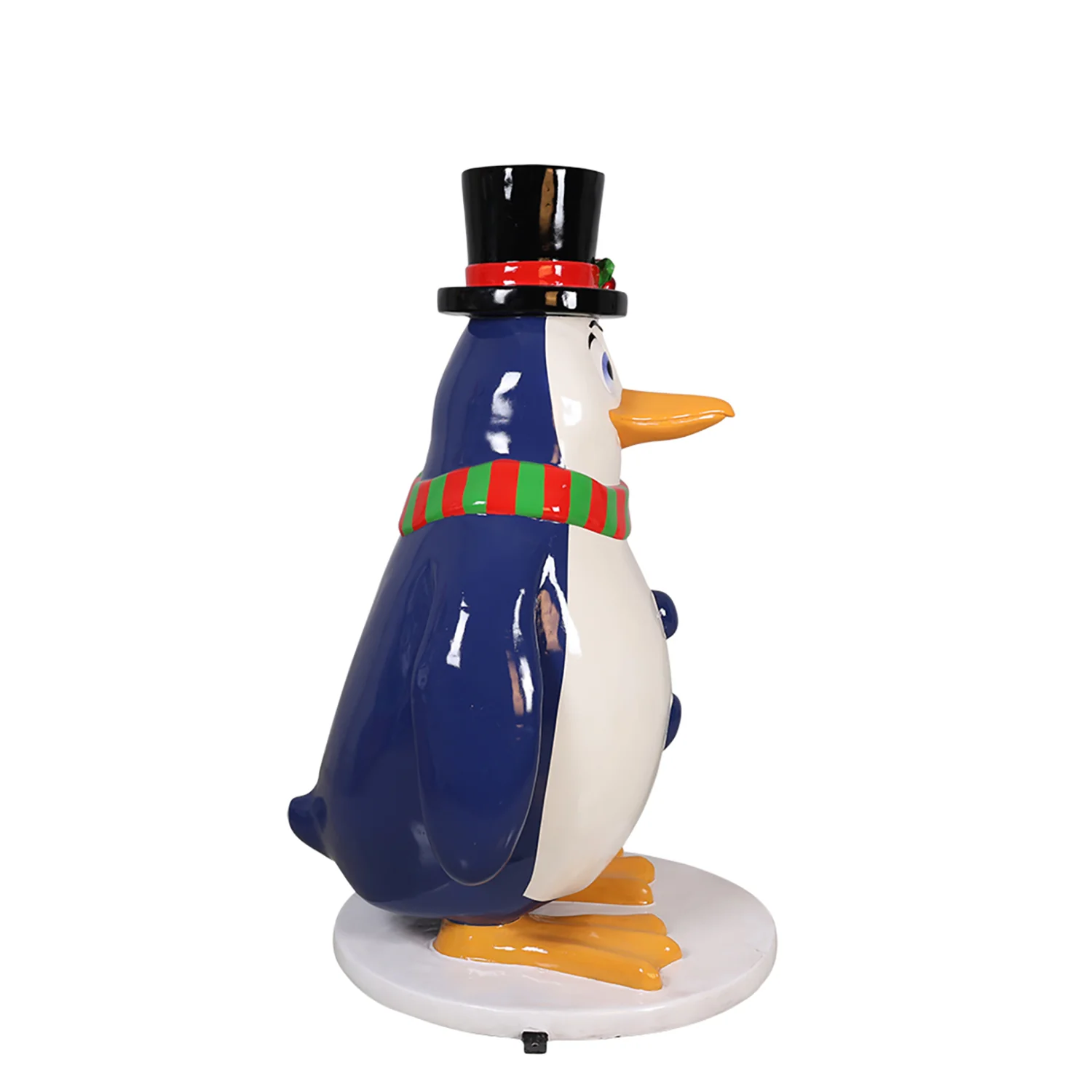 Funny Penguin with Tophat and Scarf - Image 4